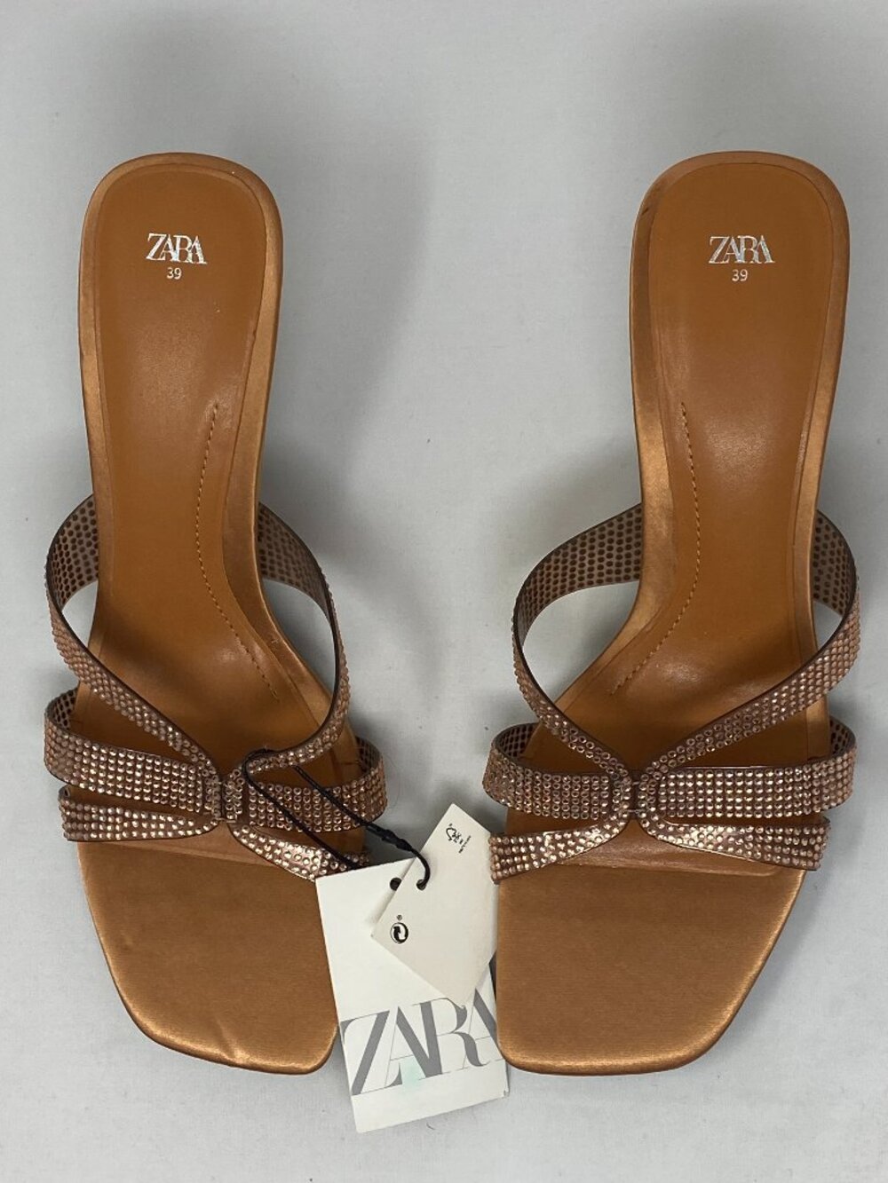 Zara Brown Mules 39